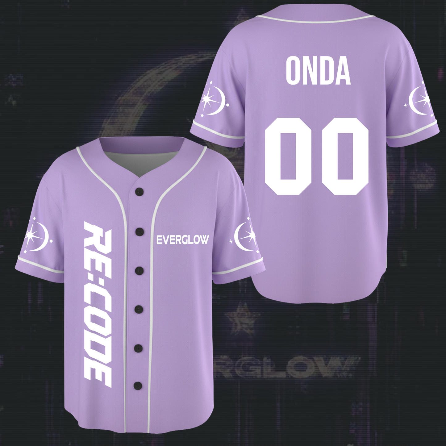 Explosive Rebirth Everglow Recode World Tour Baseball Jersey