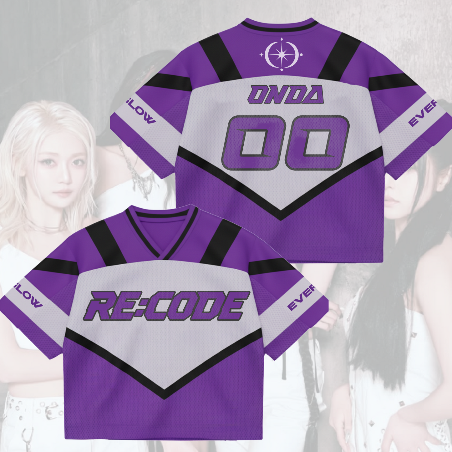 Everglow 2026 New Tour Code Album Mixed Mesh Jersey Gifts