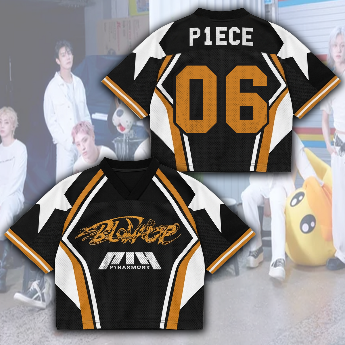 CreepEye Horror Haven P1harmony Mesh-Trikot Fan-Edition