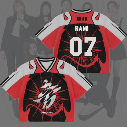 BABYMONSTER Choom Album Mixed Mesh Jersey Gifts For Fans