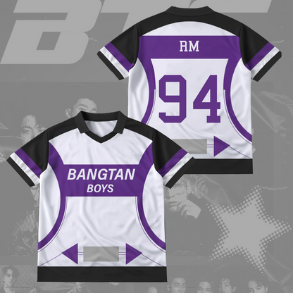 Bangtan Boys Back Winged Neck Baseball Shirt Gift For Army