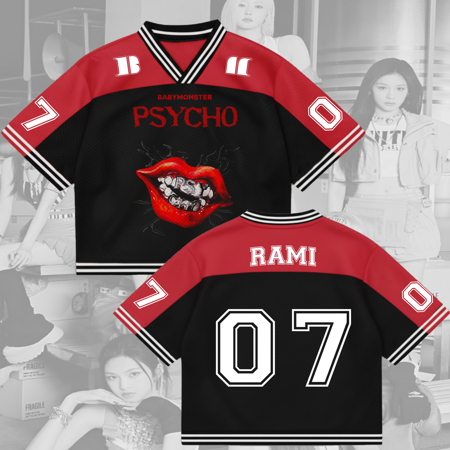 Babymonter PSYCHO Mixed Mesh Jersey Football
