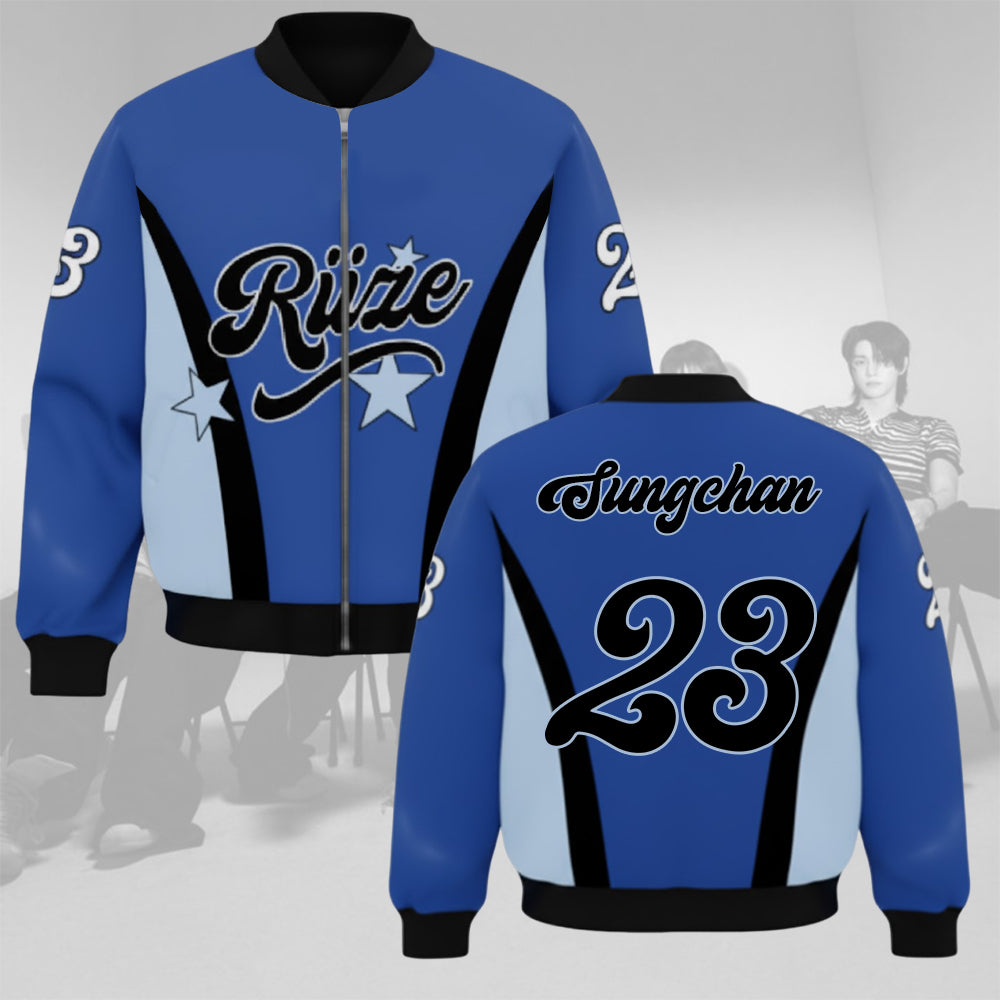 WAVESTEEᵀᴹ RIIZING LOUD Bomber Jacket 2025