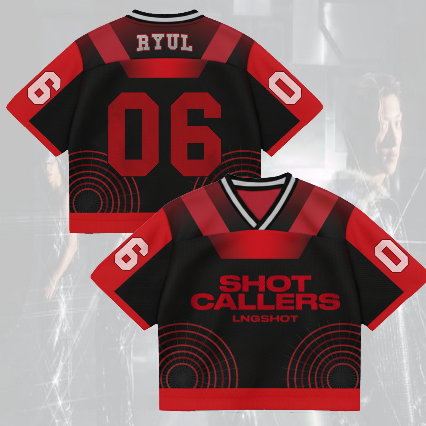 LNGSHOT Shot Caller New Album Debut Mixed Mesh Jersey