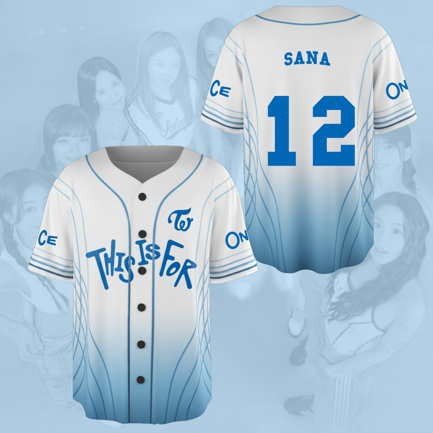 This Is For TWICE 2026 World Tour Baseball Jersey Gift For Fans