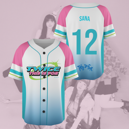 Fresh This Is For TWICE World Tour Baseball Jersey