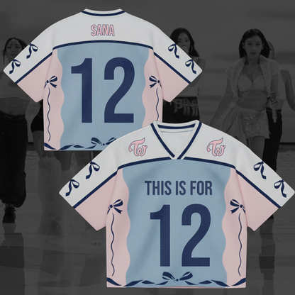 Twice Bow World Tour North America Mixed Mesh Jersey