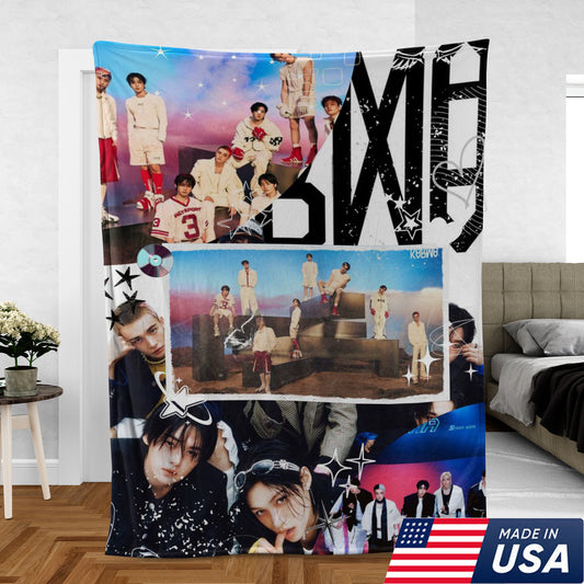 WAVESTEEᵀᴹ Stray Kids KARMA Fleece Blanket