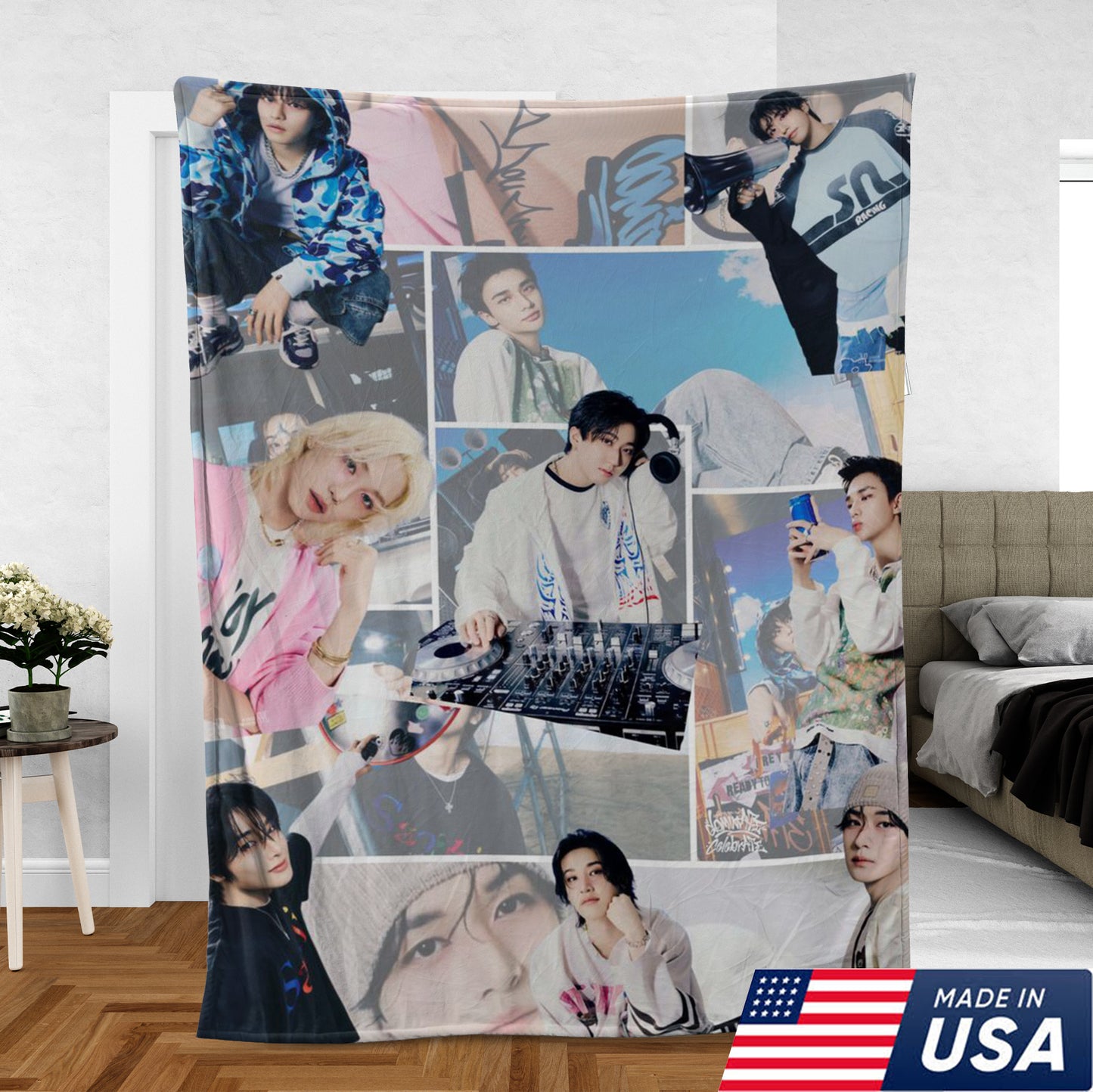 WAVESTEEᵀᴹ Stray Kids Dominate Celebrate Fleece Blanket