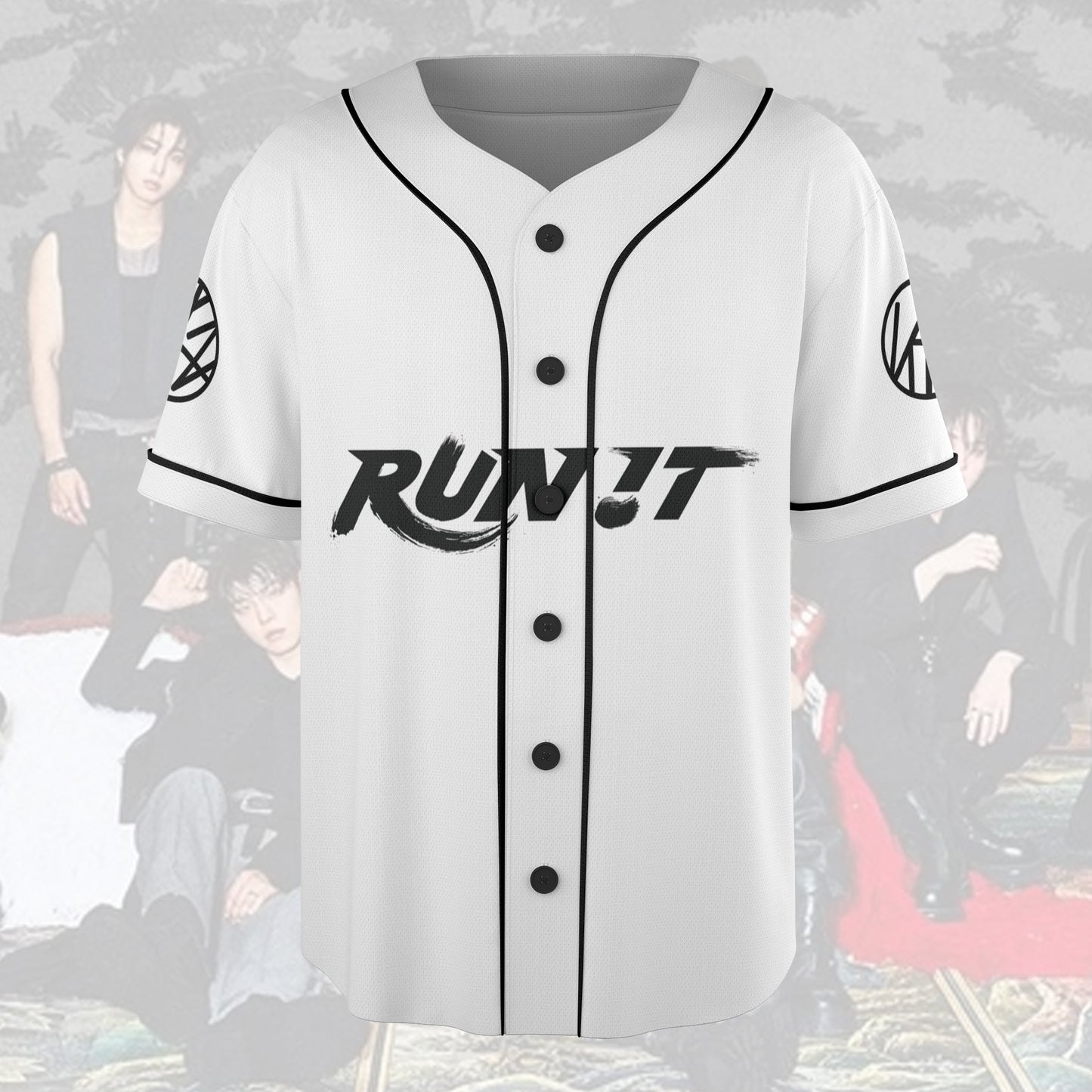 Stray Kids Run It World Tour Baseball Jersey, Retro Kpop Concert Jersey For STAY