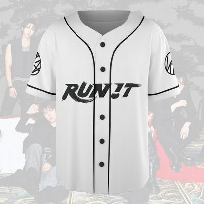 Stray Kids Run It World Tour Baseball Jersey, Retro Kpop Concert Jersey For STAY