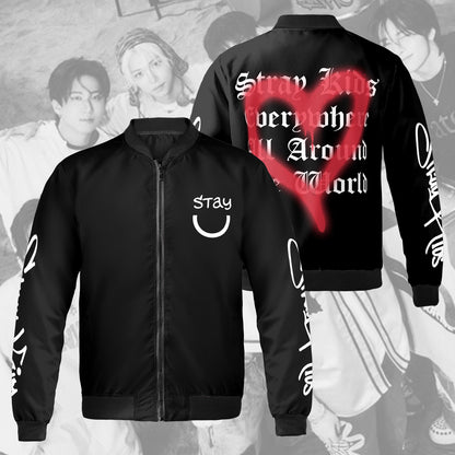 WAVESTEEᵀᴹ Stray Kids DominATE: CELEBRATE  Bomber Jacket