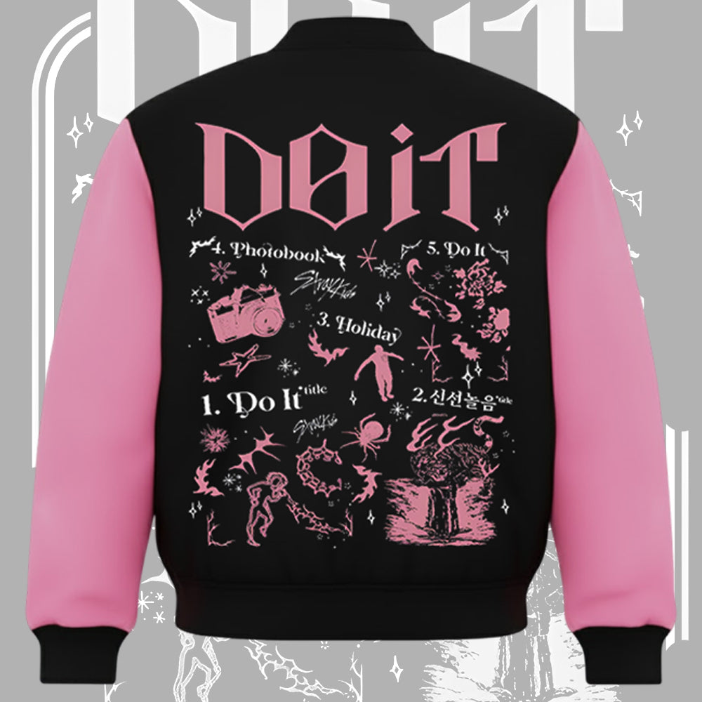 WAVESTEEᵀᴹ  DOIT Tracklist BomBer Jacket