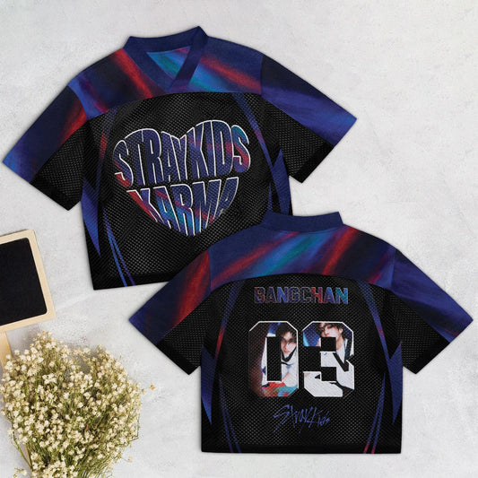 WAVESTEEᵀᴹ Stray Kids Album KARMA Mixed Mesh Jersey