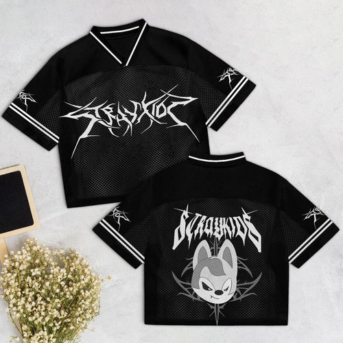 Stray Kids Dominate World Tour Mixed Mesh Jersey