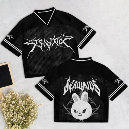 Stray Kids Dominate World Tour Mixed Mesh Jersey