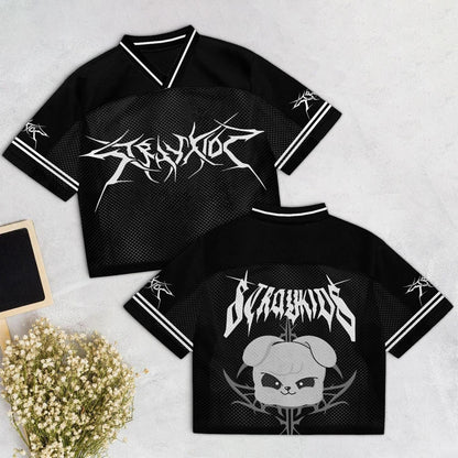 Stray Kids Dominate World Tour Mixed Mesh Jersey
