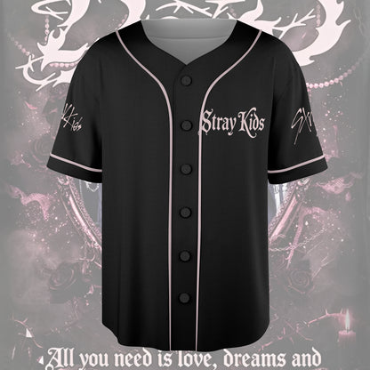 Stray Kids DOIT Dragon Baseball Jersey, Straykids DOIT Album Vintage Jersey, SKZ World Tour Baseball Jersey, Stray Kids Skz Retro Kpop Fan Gift