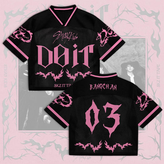 Stray Kids DO-IT Album Mixed Mesh Jersey – Merchandise Gift for STAY