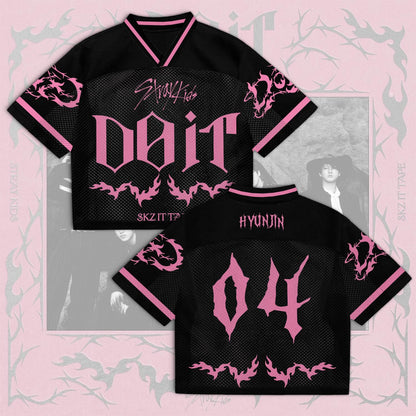 Stray Kids DO-IT Album Mixed Mesh Jersey – Merchandise Gift for STAY