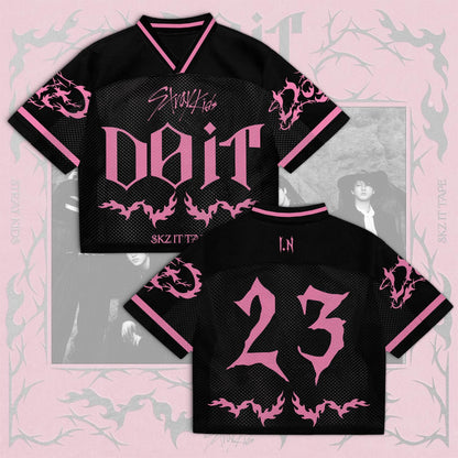 Stray Kids DO-IT Album Mixed Mesh Jersey – Merchandise Gift for STAY