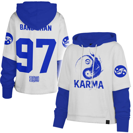 Stray Kids 4th Album Karma Shortstop Hoodie