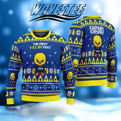 WAVESTEEᵀᴹ Merry Christmas SZKOO Ugly Sweater