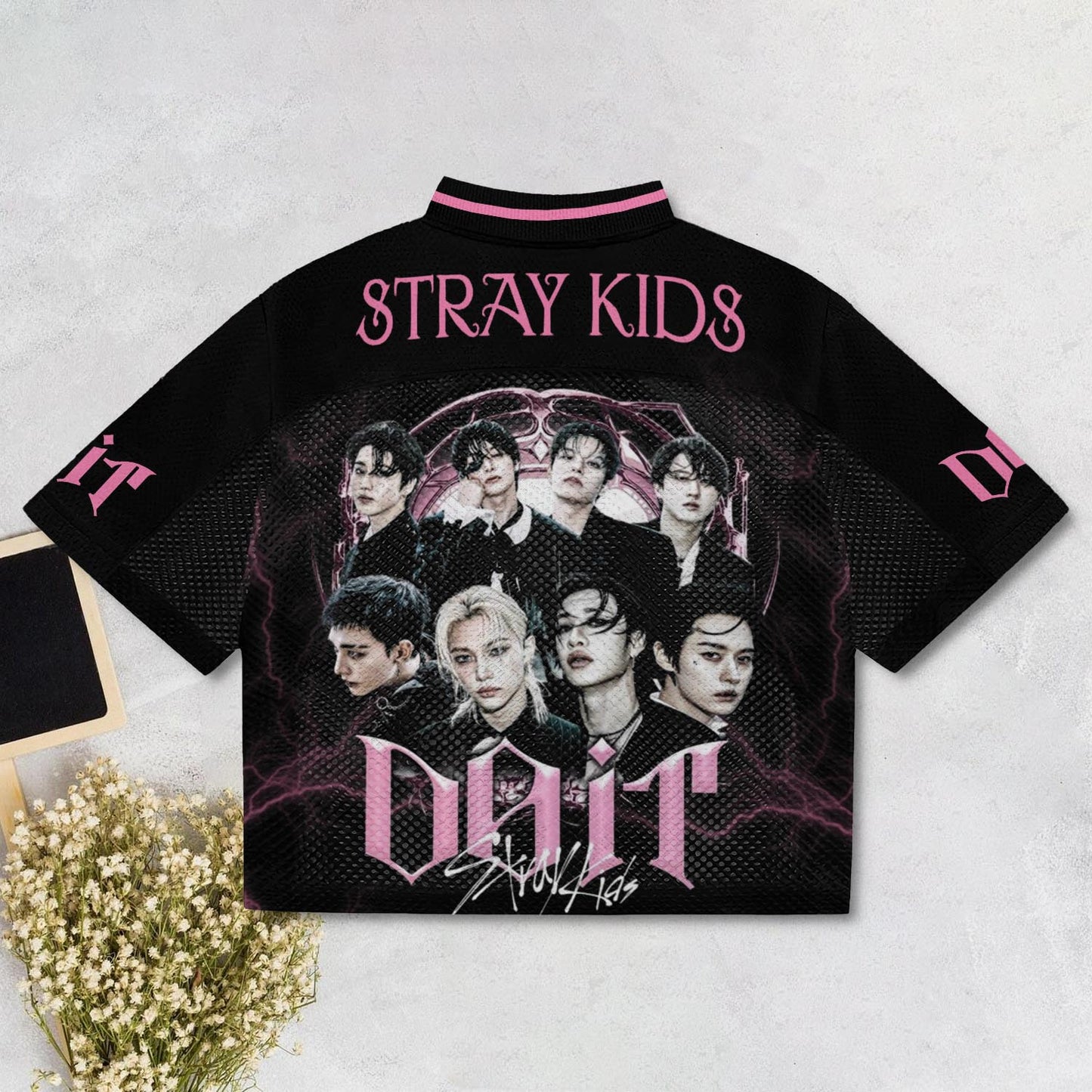 Stray Kids Skz It Tape Do It Mixed Mesh Jersey