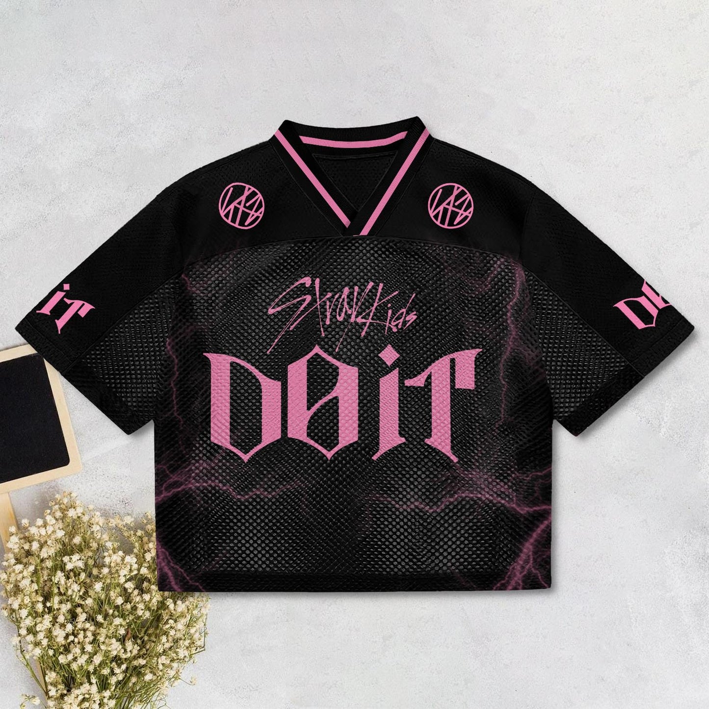 Stray Kids Skz It Tape Do It Mixed Mesh Jersey