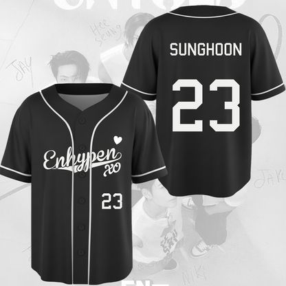 Enhypen XO Baseball Jersey Gift For Fans