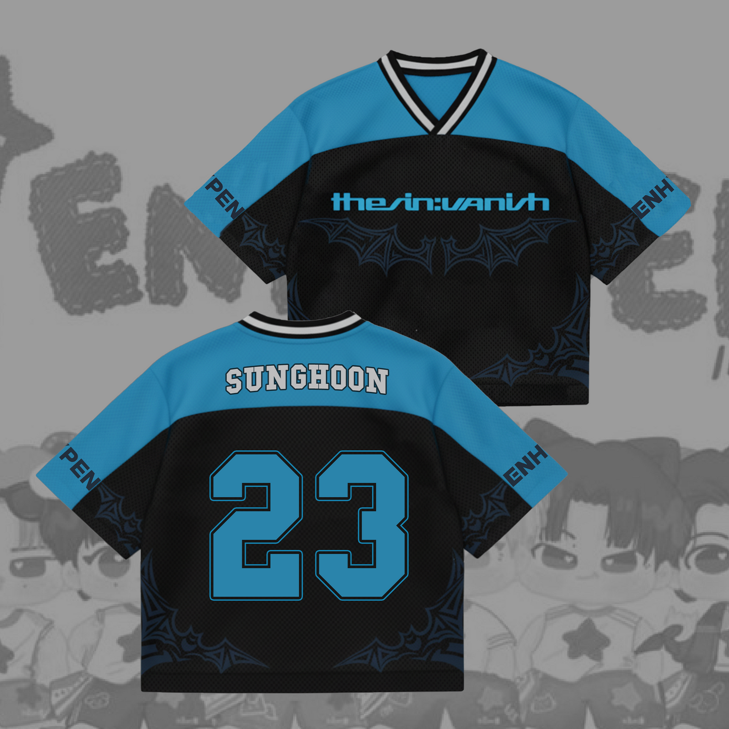 Enhypen The Sin Vanish New Album Mixed Mesh Jersey