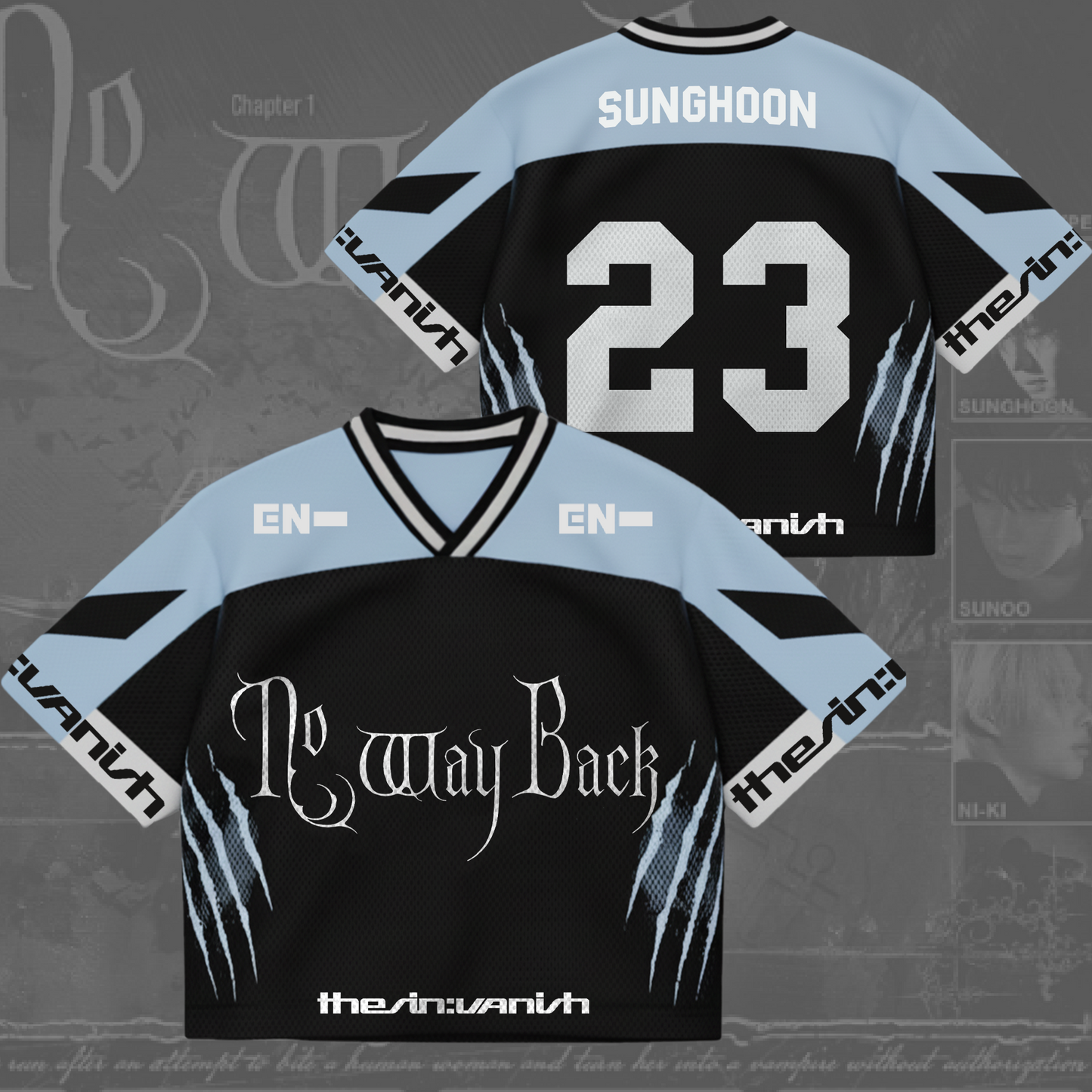 No Way Back Chapter One Enhypen Album Mixed Mesh Jersey