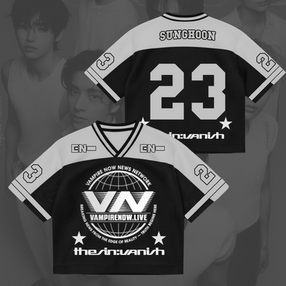 Vampire Now Live Enhypen The Sin Vanish Mixed Mesh Jersey Gift For Fans