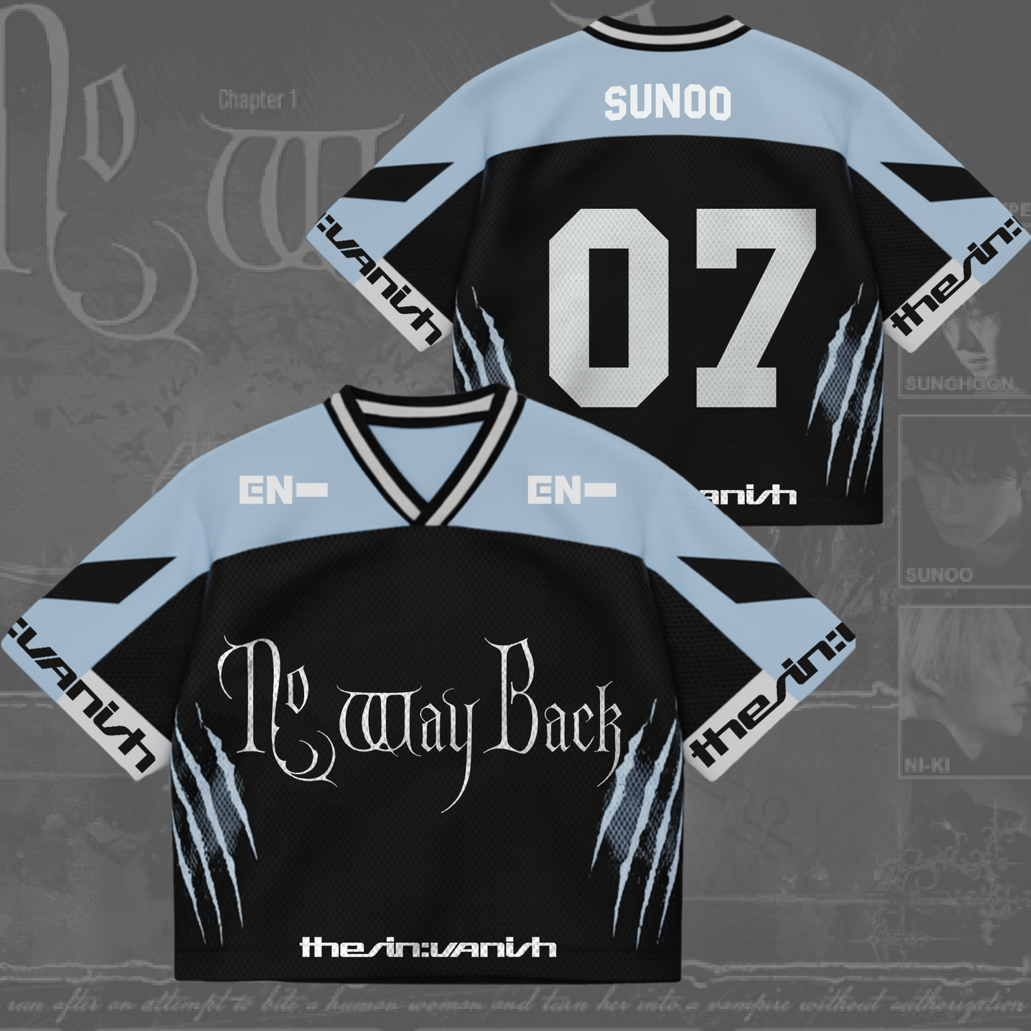 No Way Back Chapter One Enhypen Album Mixed Mesh Jersey