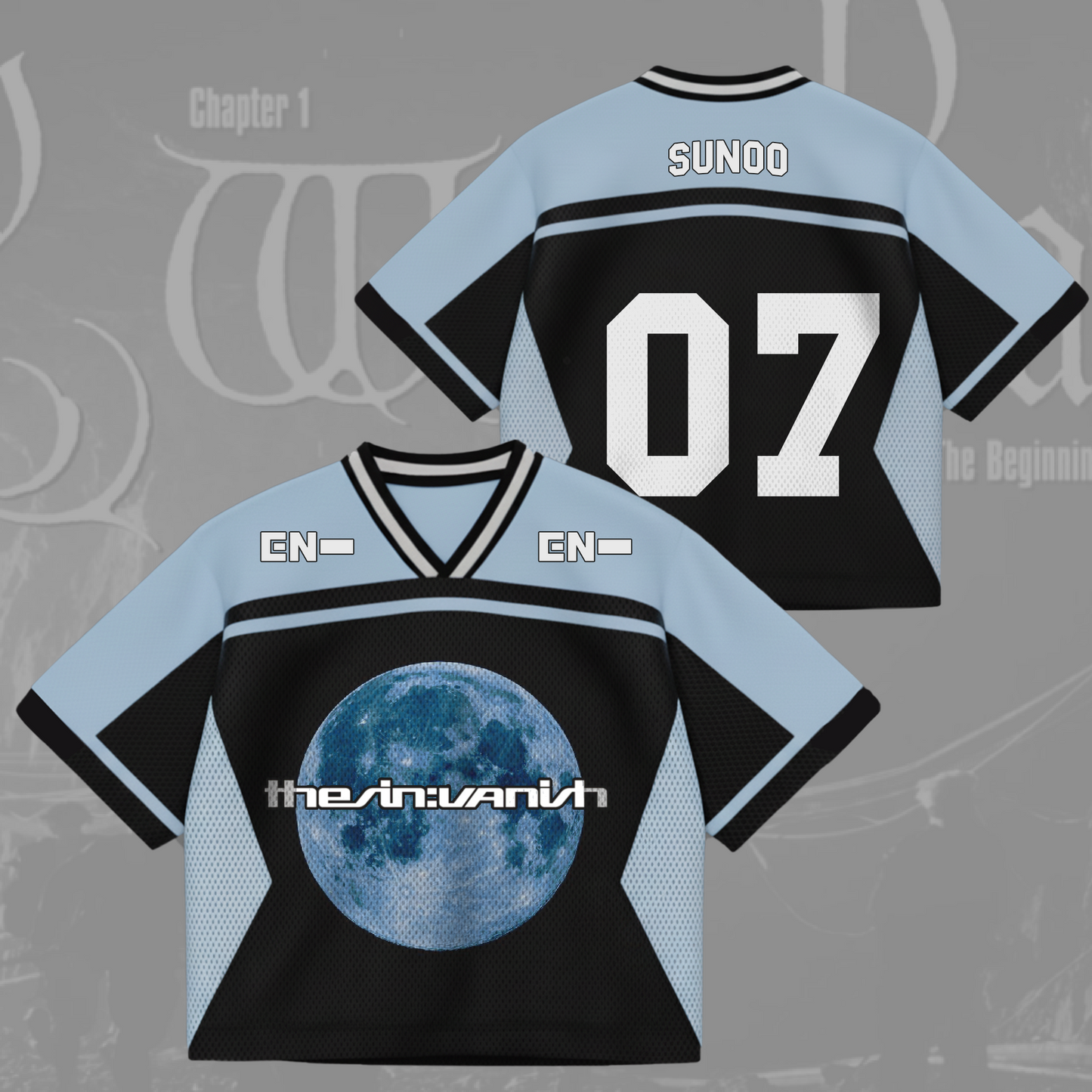 The Sin Vanish Blue Moon Enhypen Album Mixed Mesh Jersey Special Gift For ENGENE