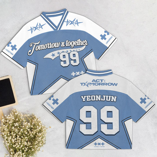 Tomorrow X Together ACT:TOMORROW K-Pop Mixed Mesh Jersey
