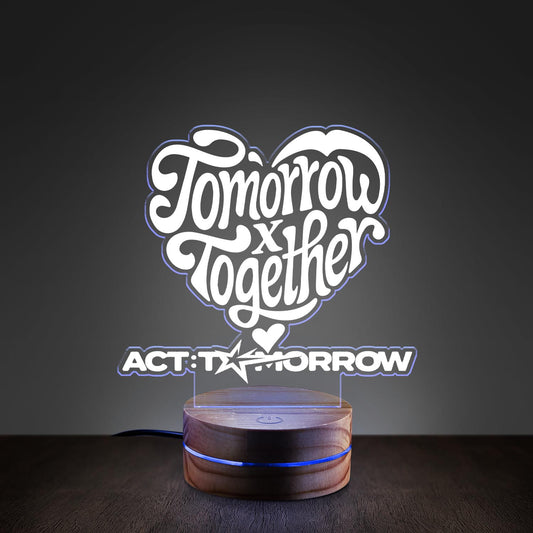WAVESTEEᵀᴹ Act Tomorrow  Acrylic LED Lamp 16 RGB Colors