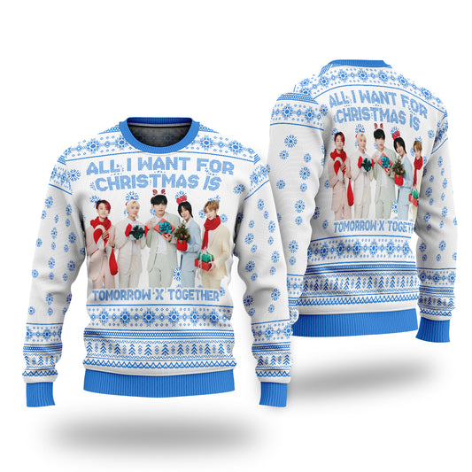 TXT Ugly Christmas Sweater, Winter Holiday Outfit for MOA