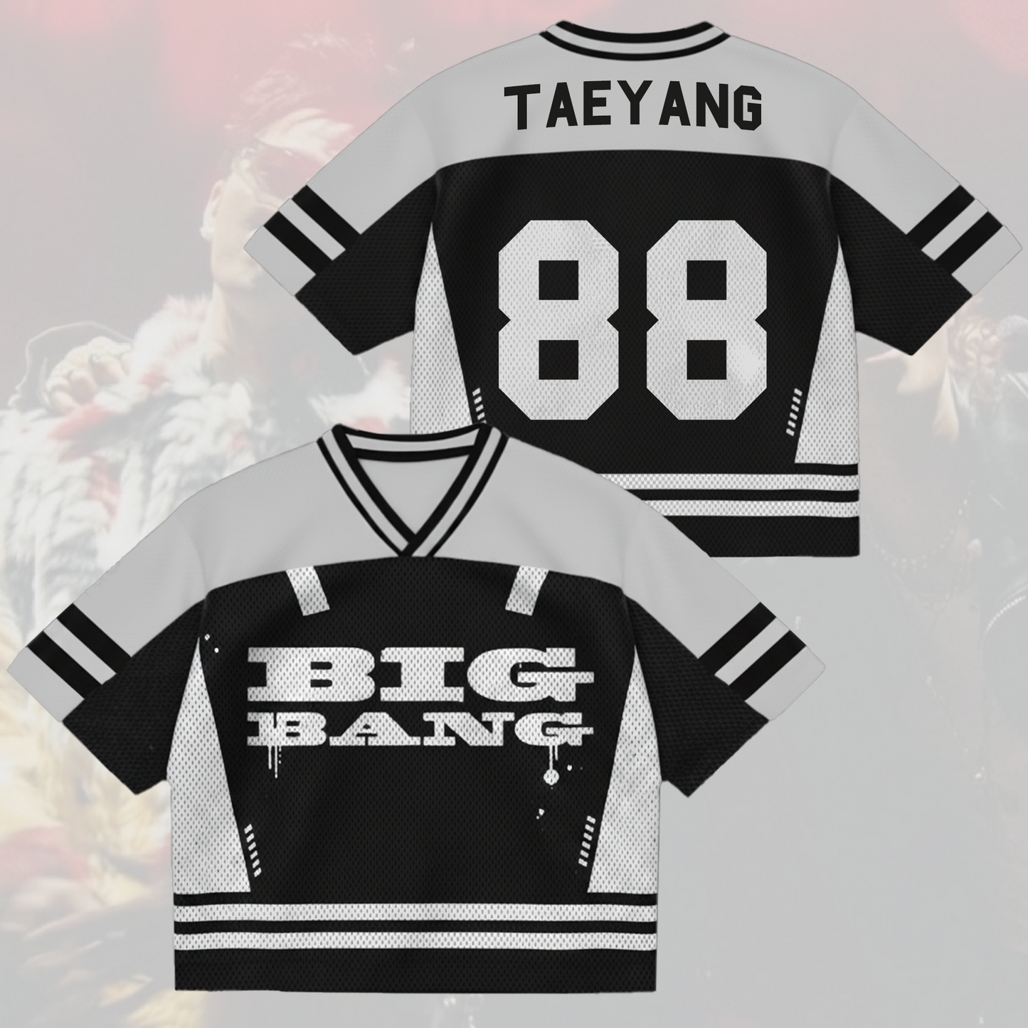 BigBang World Tour Mixed Mesh Jersey Gift For Fans