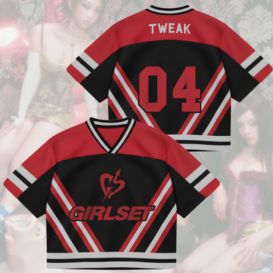 GIRLSET Tweak Mixed Mesh Jersey