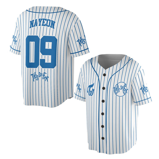 WAVESTEEᵀᴹ Twice This Is For Line Jersey Baseball