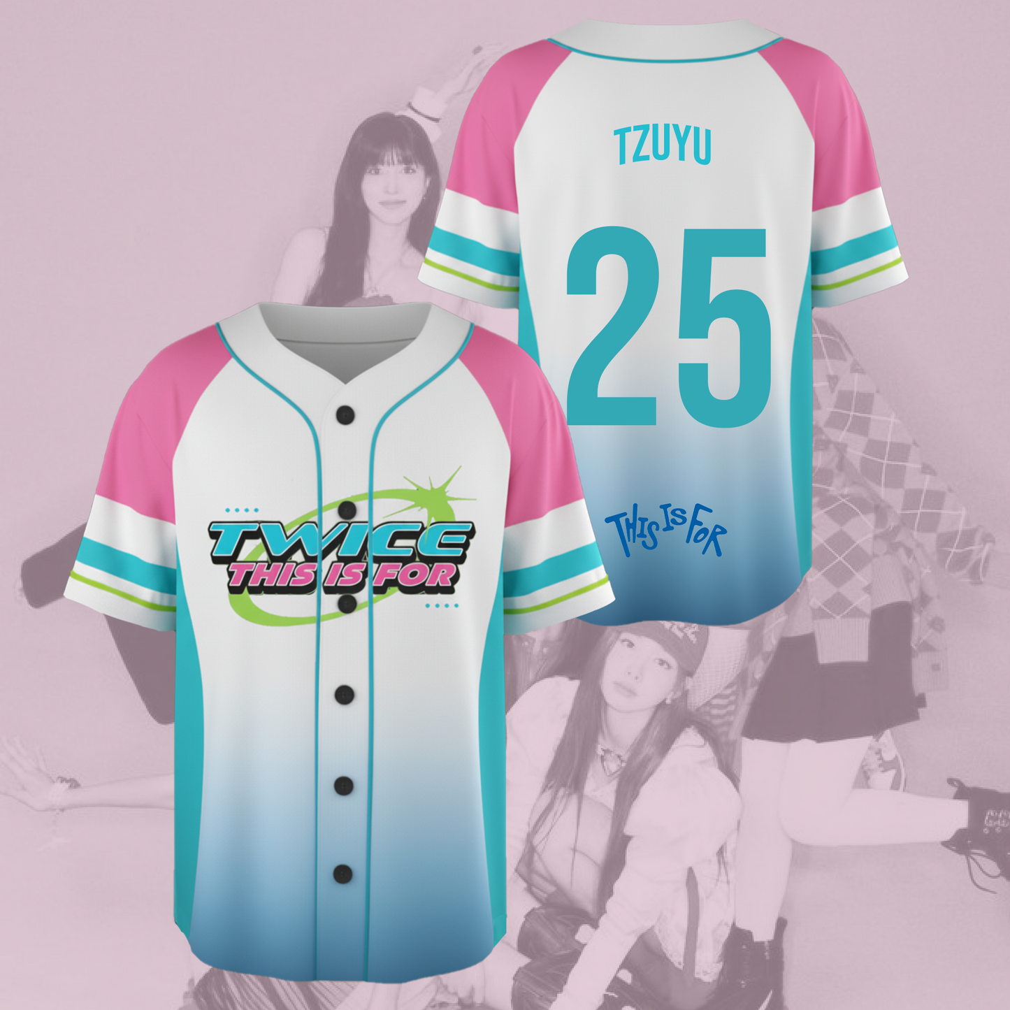 Fresh This Is For TWICE World Tour Baseball Jersey