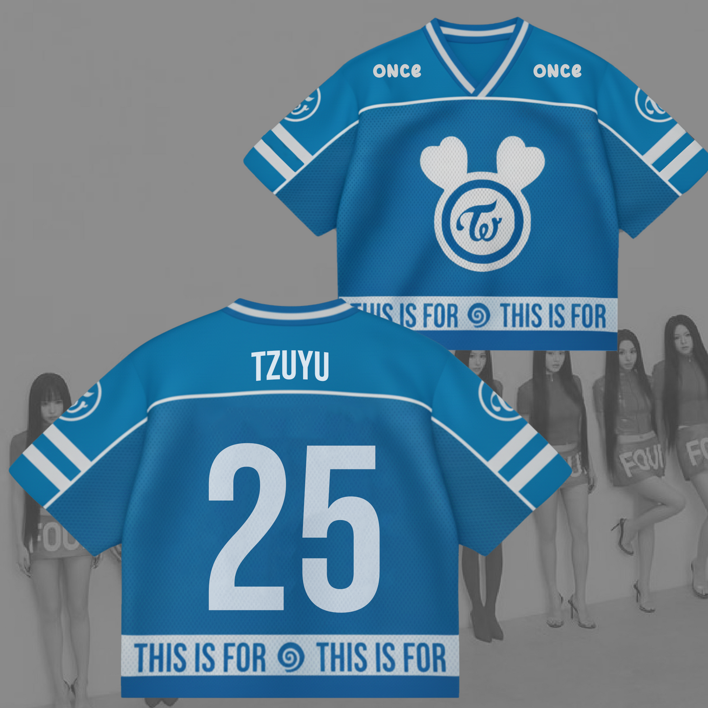 Lovable Twice This Is For  World Tour America Mixed Mesh Jersey Gifs