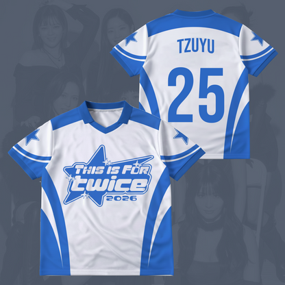 This Is For 2026 Tour Twice  Once Forever Winged Neck Baseball Shirt Gift For Lovers