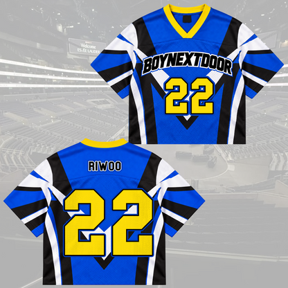 Epic BOYNEXTDOOR Knock On World Tour Sporty Mix Mesh Jersey For Onedoor