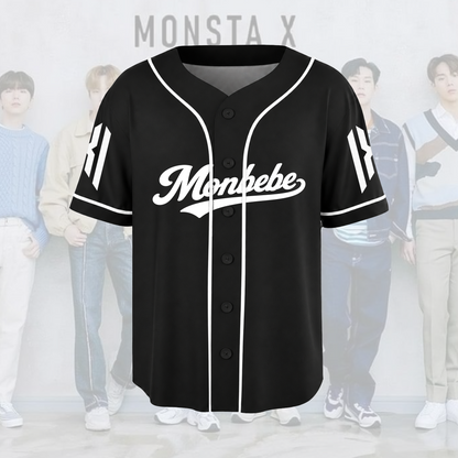 Monsta X The Phase Album Baseball-Trikot Geschenk für Fans