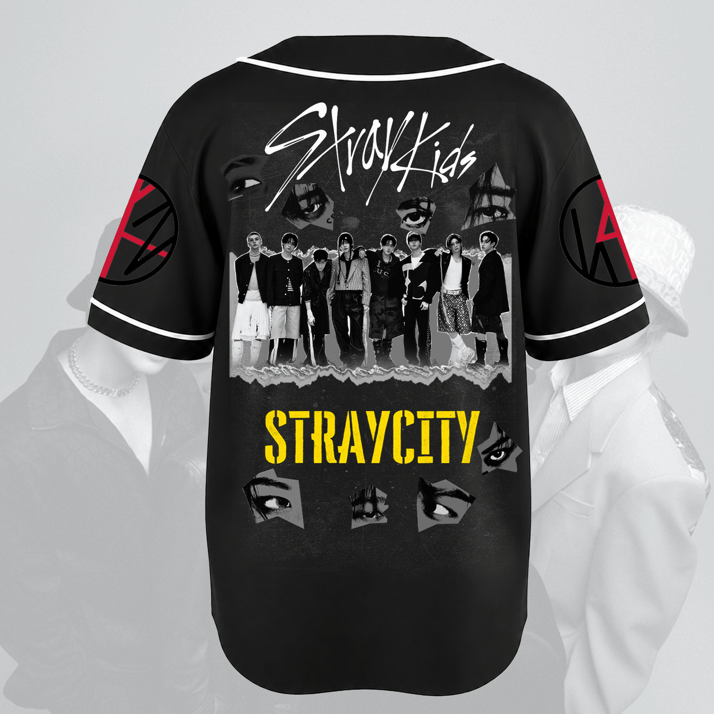 Ignite Stray Kids StrayCity Tour Baseball Jersey