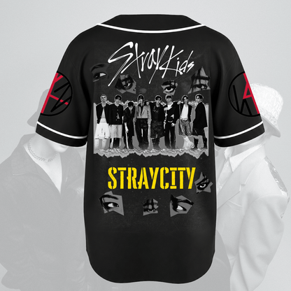 Ignite Stray Kids StrayCity Tour Baseball Jersey