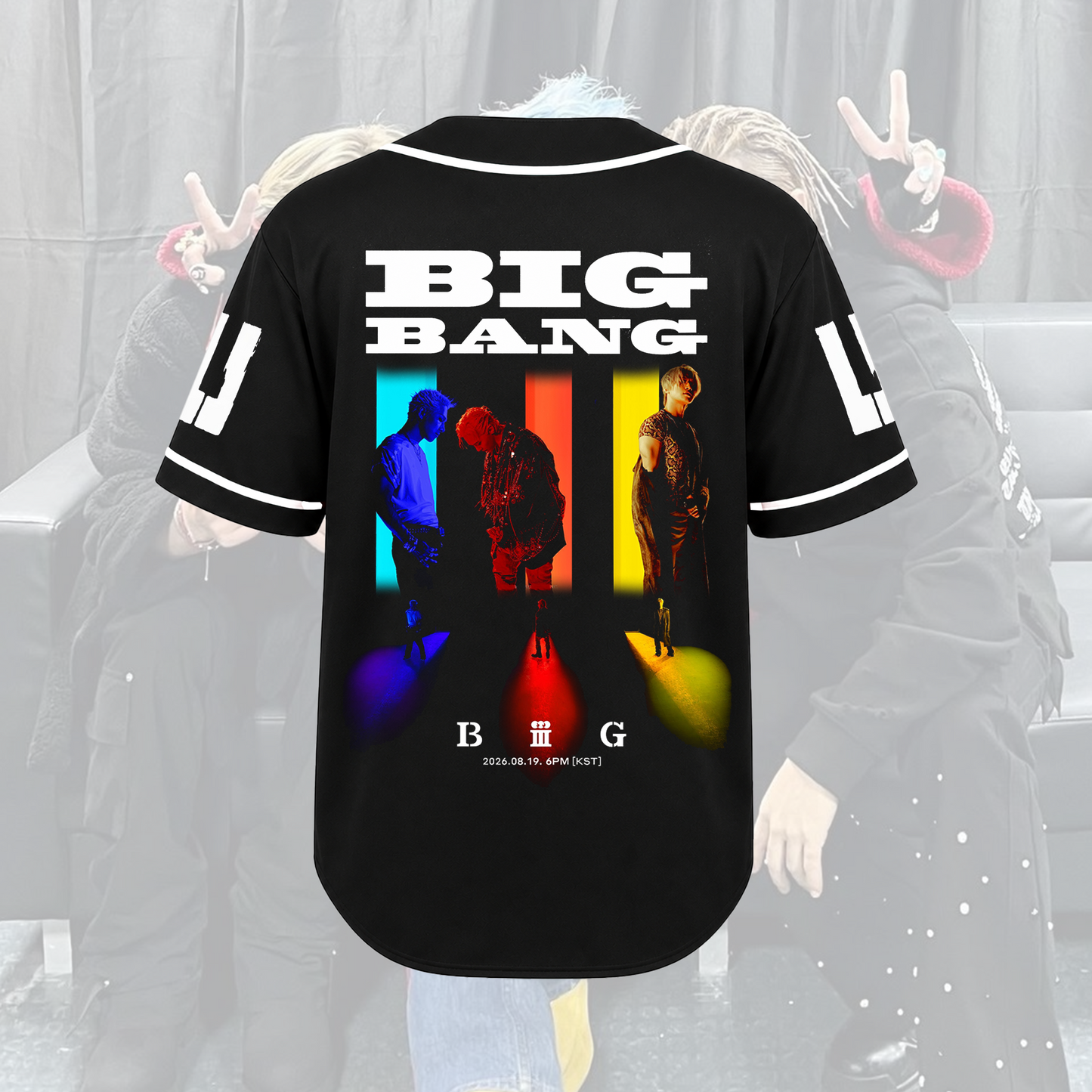 BIGBANG BiiiG 20th Anniversary Baseball Jersey Special Gift For Fans