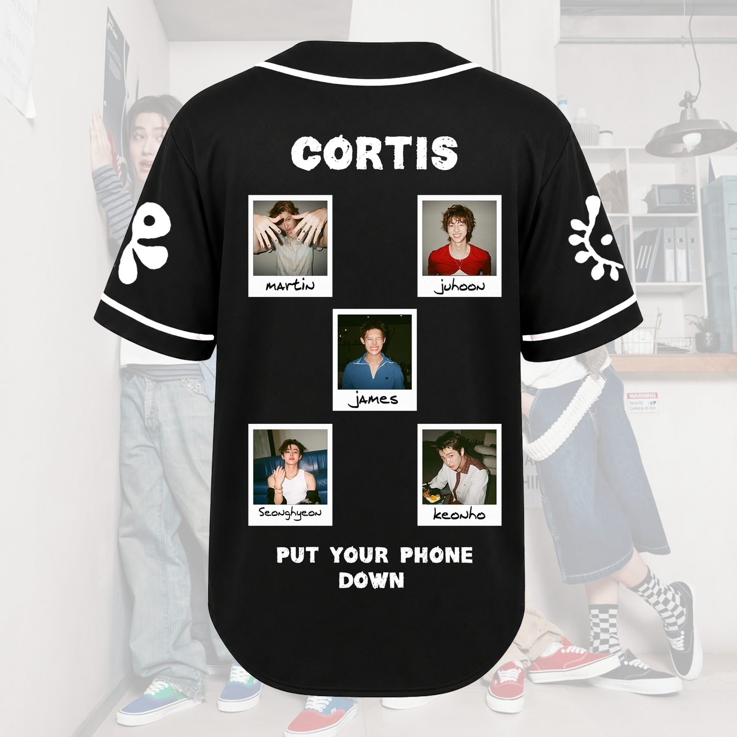 CORTIS Members Polaroid Photo Baseball Jersey Put Your Phone Down Gift For Fans